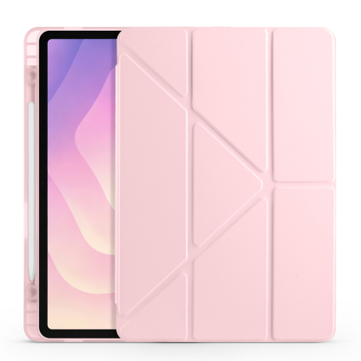 Galaxy Tab S11 Case Zore Tri Folding Stand Case with Pen Compartment - 29