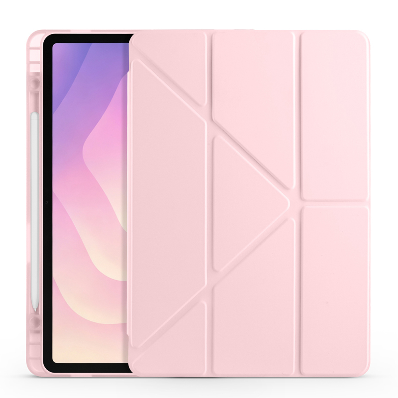 Galaxy Tab S11 Case Zore Tri Folding Stand Case with Pen Compartment - 29