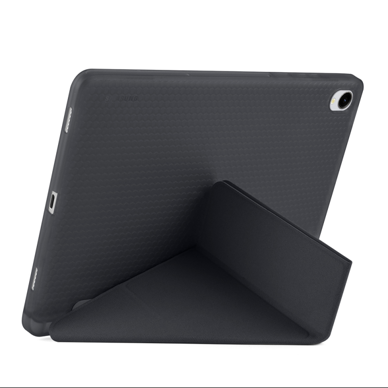 Galaxy Tab S11 Kılıf Zore Tri Folding Kalem Bölmeli Standlı Kılıf - 47