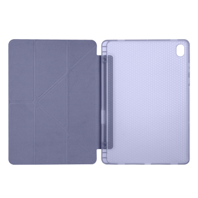 Galaxy Tab S11 Kılıf Zore Tri Folding Kalem Bölmeli Standlı Kılıf - 20