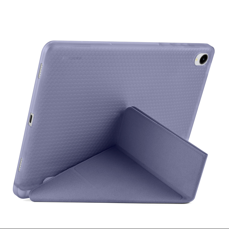 Galaxy Tab S11 Kılıf Zore Tri Folding Kalem Bölmeli Standlı Kılıf - 45