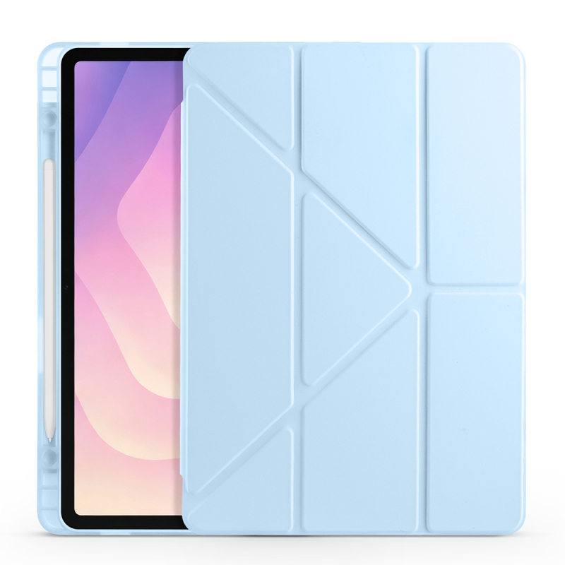 Galaxy Tab S11 Kılıf Zore Tri Folding Kalem Bölmeli Standlı Kılıf - 31