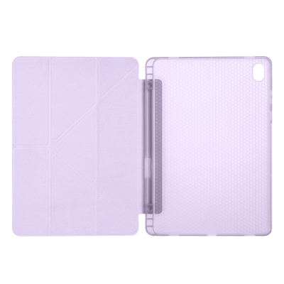 Galaxy Tab S11 Kılıf Zore Tri Folding Kalem Bölmeli Standlı Kılıf - 18