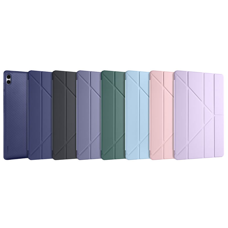 Galaxy Tab S11 Ultra Case Zore Tri Folding Stand Case with Pen Compartment - 44