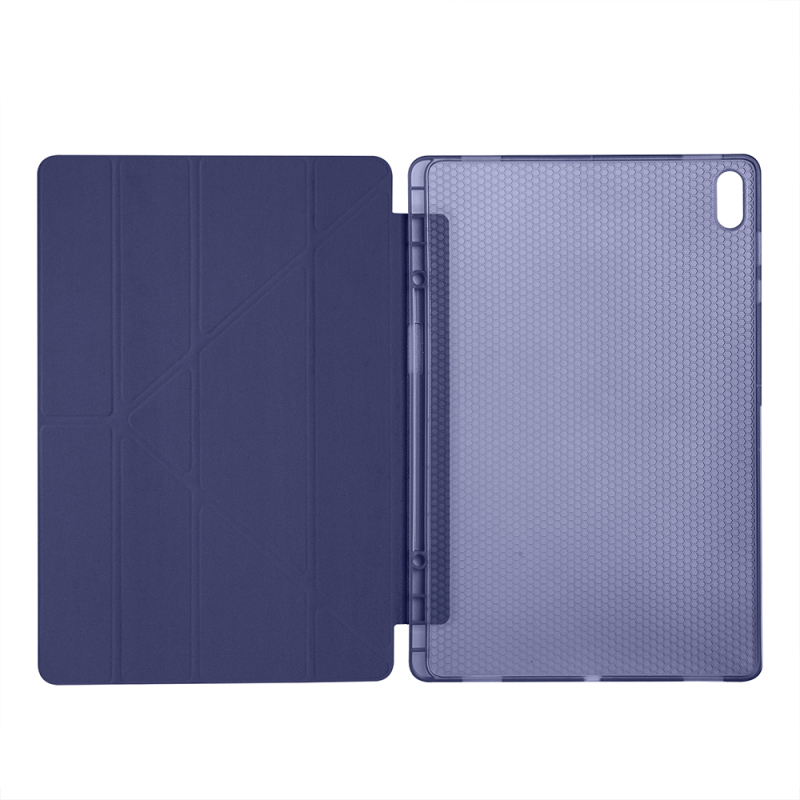 Galaxy Tab S11 Ultra Case Zore Tri Folding Stand Case with Pen Compartment - 19