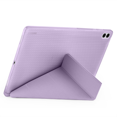 Galaxy Tab S11 Ultra Case Zore Tri Folding Stand Case with Pen Compartment - 10