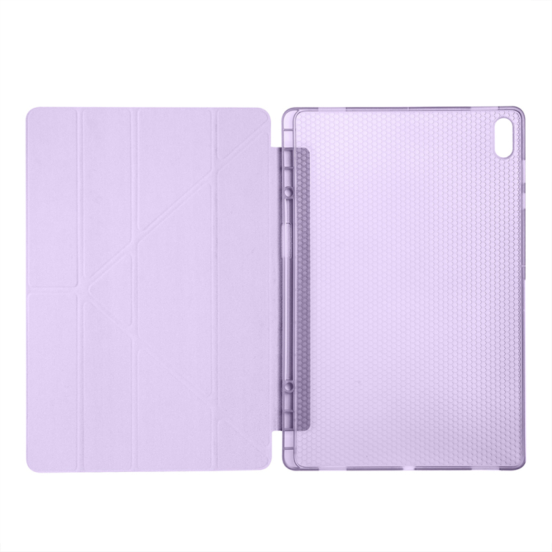 Galaxy Tab S11 Ultra Case Zore Tri Folding Stand Case with Pen Compartment - 21