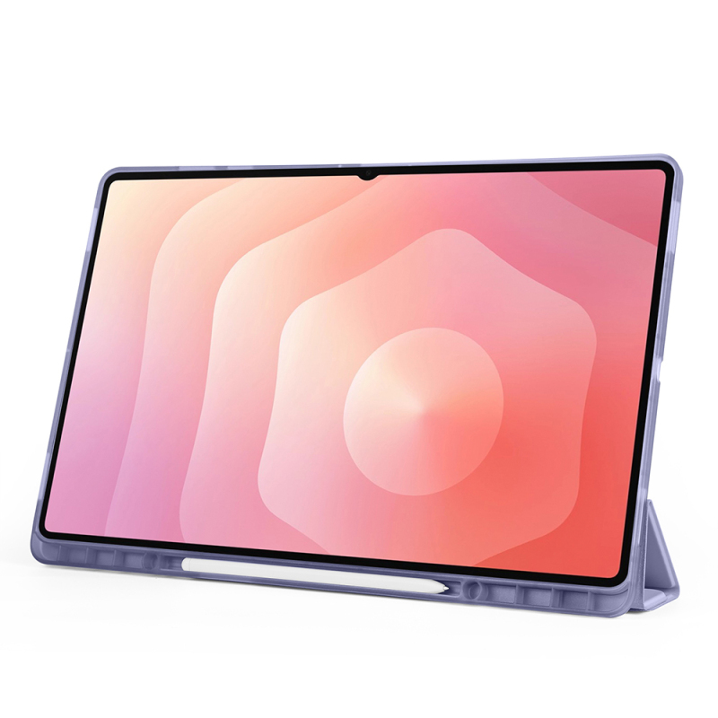 Galaxy Tab S11 Ultra Case Zore Tri Folding Stand Case with Pen Compartment - 40