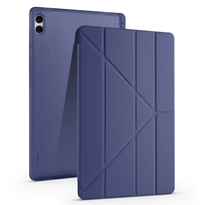 Galaxy Tab S11 Ultra Case Zore Tri Folding Stand Case with Pen Compartment - 7