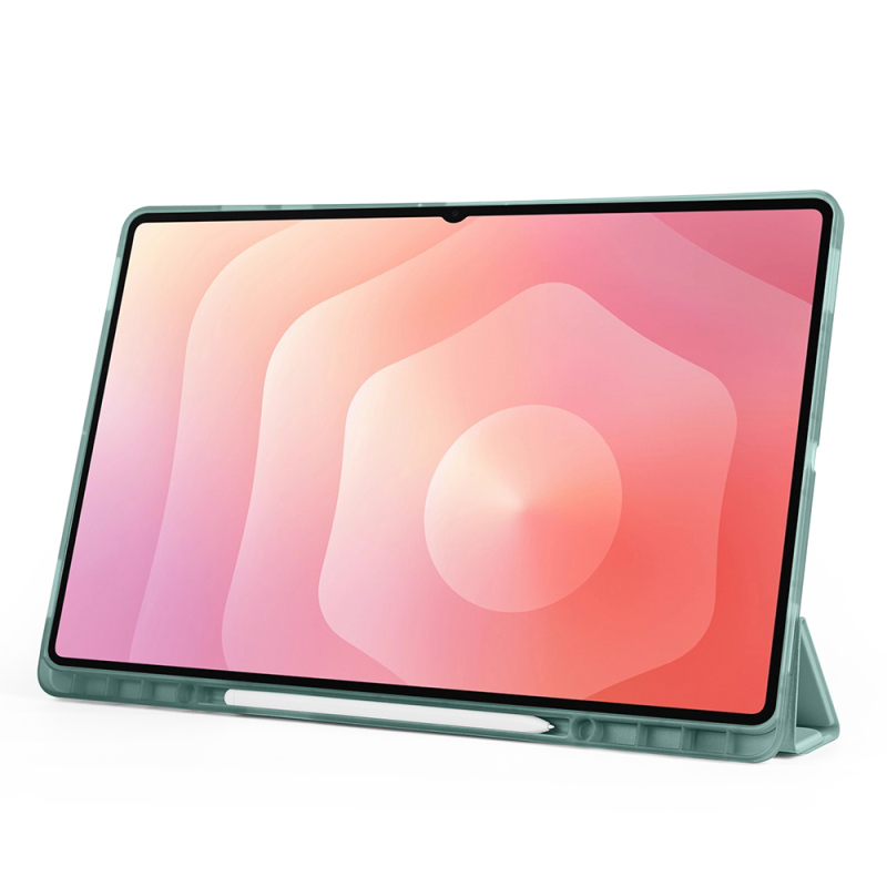 Galaxy Tab S11 Ultra Kılıf Zore Tri Folding Kalem Bölmeli Standlı Kılıf - 42