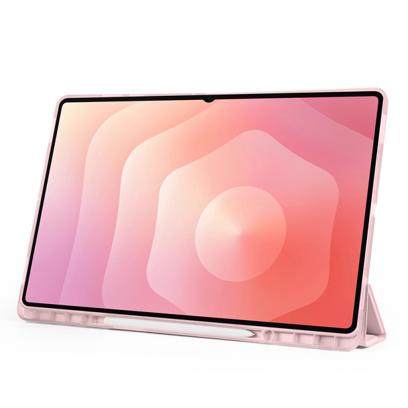 Galaxy Tab S11 Ultra Kılıf Zore Tri Folding Kalem Bölmeli Standlı Kılıf - 43