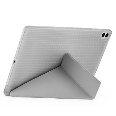 Galaxy Tab S11 Ultra Kılıf Zore Tri Folding Kalem Bölmeli Standlı Kılıf - 9