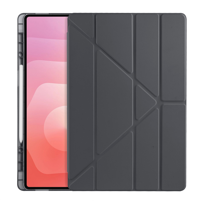 Galaxy Tab S11 Ultra Kılıf Zore Tri Folding Kalem Bölmeli Standlı Kılıf - 35