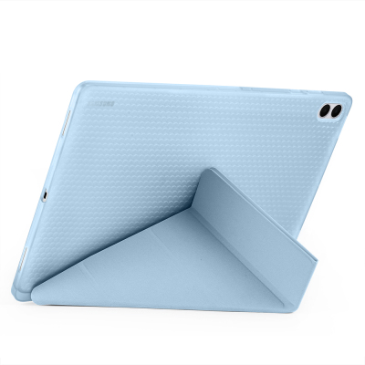 Galaxy Tab S11 Ultra Kılıf Zore Tri Folding Kalem Bölmeli Standlı Kılıf - 18