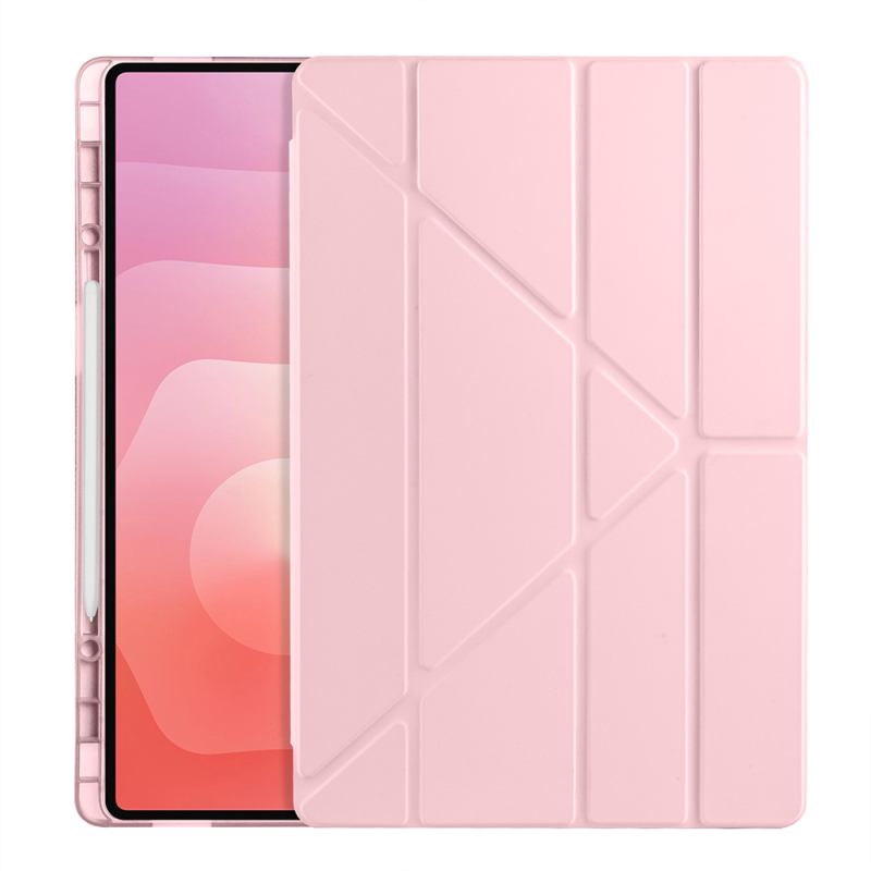 Galaxy Tab S11 Ultra Kılıf Zore Tri Folding Kalem Bölmeli Standlı Kılıf - 37