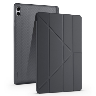 Galaxy Tab S11 Ultra Kılıf Zore Tri Folding Kalem Bölmeli Standlı Kılıf - 7