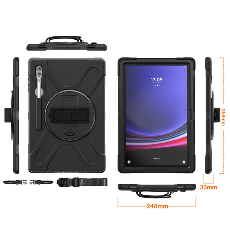 Galaxy Tab S11 Ultra SM-X930 Zore Defender Tablet Silikon - 22
