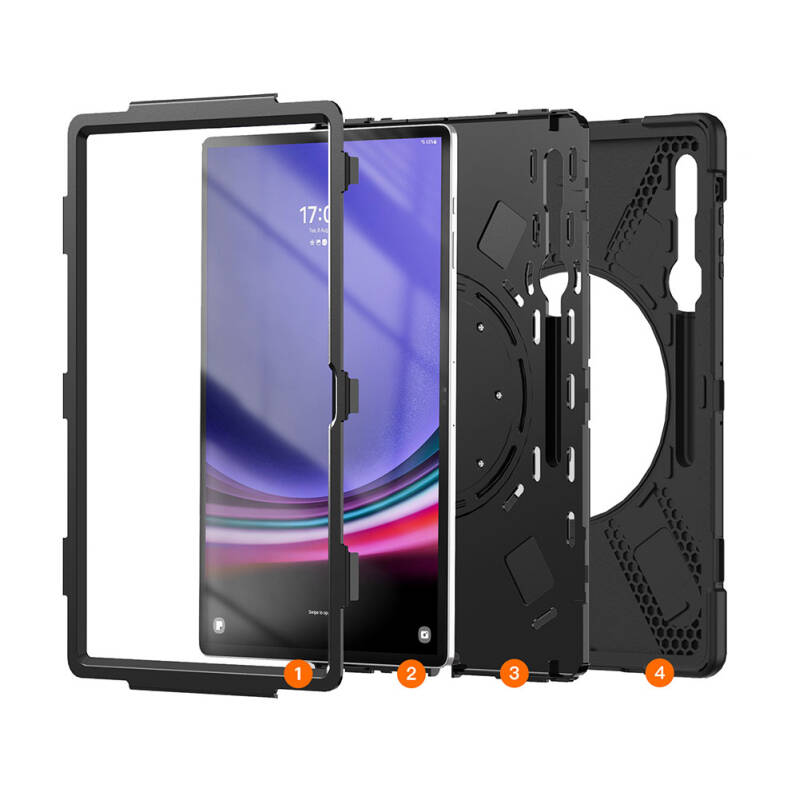 Galaxy Tab S11 Ultra SM-X930 Zore Defender Tablet Silicone - 26