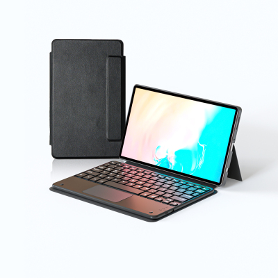 Galaxy Tab S11 Zore Border Keyboard Bluetooh Bağlantılı Standlı Klavyeli Tablet Kılıfı - 4