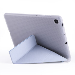 Galaxy Tab S6 Lite P610 Case Zore Tri Folding Smart With Pen Stand Case - 5