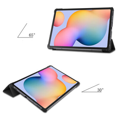 Galaxy Tab S7 FE LTE (T737-T736-T733-T730) Zore Smart Cover Standlı 1-1 Kılıf - 3