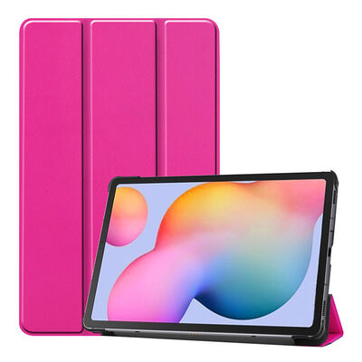 Galaxy Tab S7 FE LTE (T737-T736-T733-T730) Zore Smart Cover Standlı 1-1 Kılıf - 5