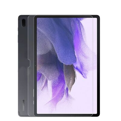 Galaxy Tab S7 FE LTE (T737-T736-T733-T730) Zore Tablet Temperli Cam Ekran Koruyucu - 1