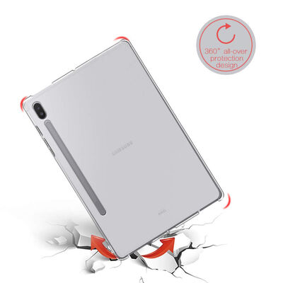 Galaxy Tab S7 Plus T970 Case Zore Tablet Süper Silikon Cover - 4