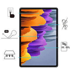 Galaxy Tab S7 Plus T970 Zore Tablet Temperli Cam Ekran Koruyucu - 7