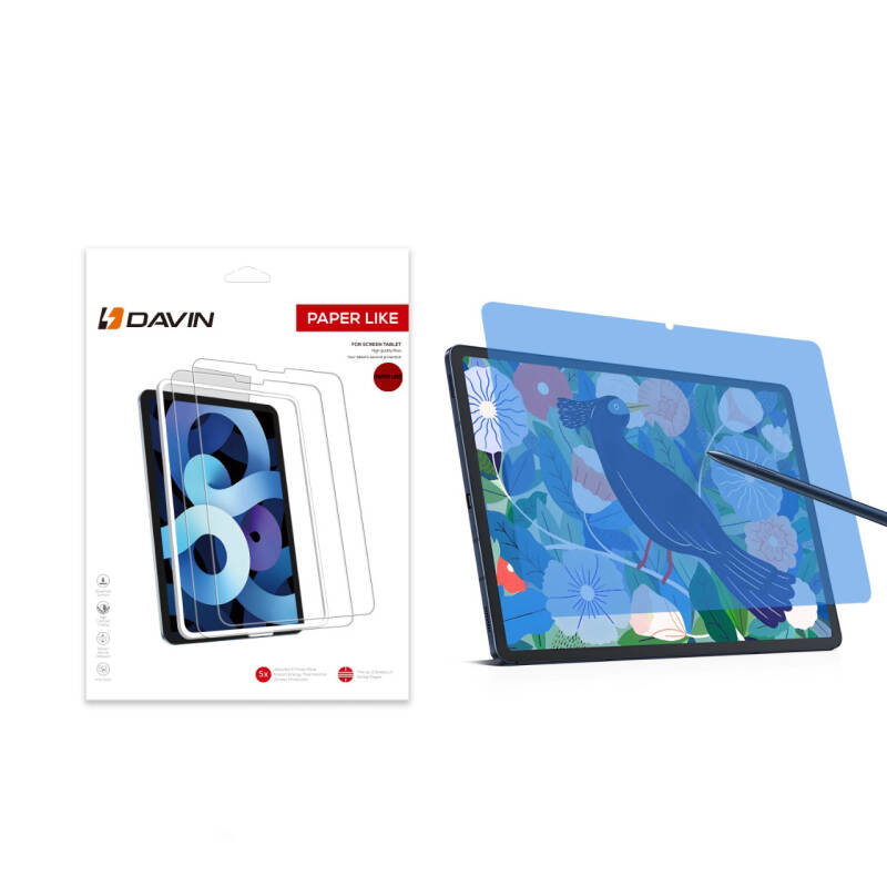 Galaxy Tab S7 T870 Kağıt Hisli Mat Davin Paper Like Tablet Ekran Koruyucu - 1