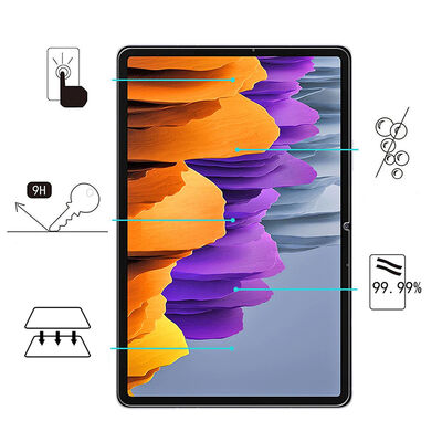 Galaxy Tab S7 T870 Zore Tablet Tempered Glass Screen Protector - 6