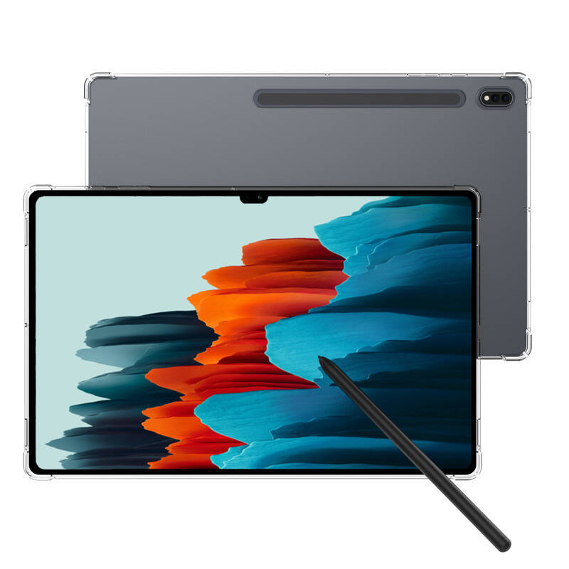 Galaxy Tab S8 Plus Kılıf Zore Tablet Nitro Anti Shock Silikon Kapak - 3