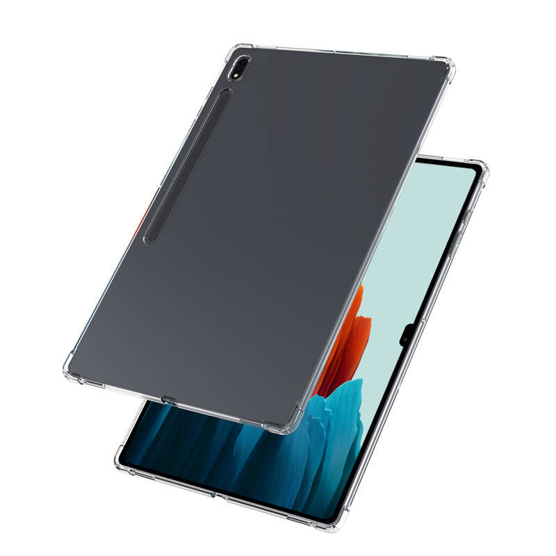 Galaxy Tab S8 Plus Kılıf Zore Tablet Nitro Anti Shock Silikon Kapak - 4