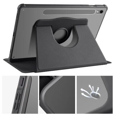 Galaxy Tab S9 Case Zore Thermal Pen Case with Rotatable Stand - 39