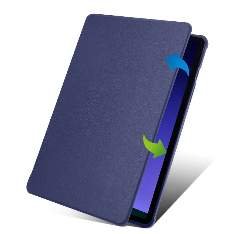 Galaxy Tab S9 Case Zore Thermal Pen Case with Rotatable Stand - 10