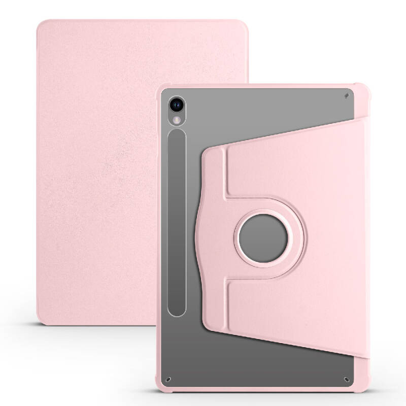 Galaxy Tab S9 Case Zore Thermal Pen Case with Rotatable Stand - 7