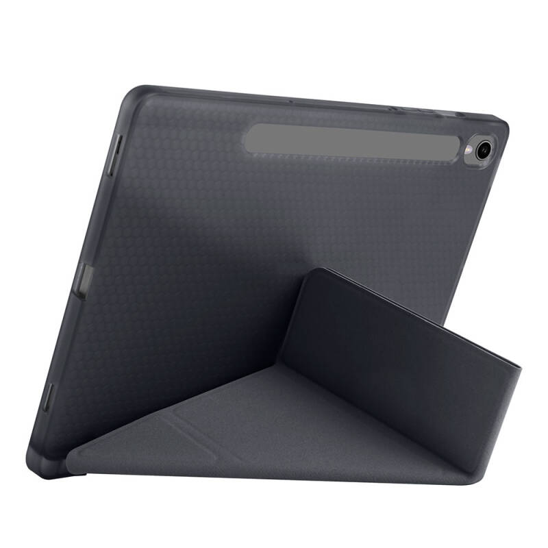 Galaxy Tab S9 Case Zore Tri Folding Stand Case with Pen Compartment - 42