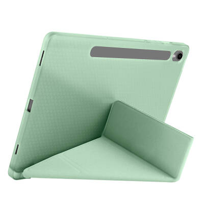 Galaxy Tab S9 Case Zore Tri Folding Stand Case with Pen Compartment - 14