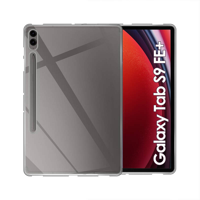 Galaxy Tab S9 FE Plus Kılıf Zore Tablet Süper Silikon Kapak - 1