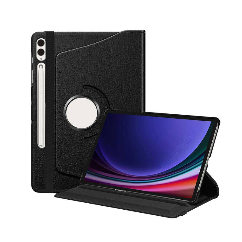 Galaxy Tab S9 FE Plus Zore Rotatable Stand Case - 1