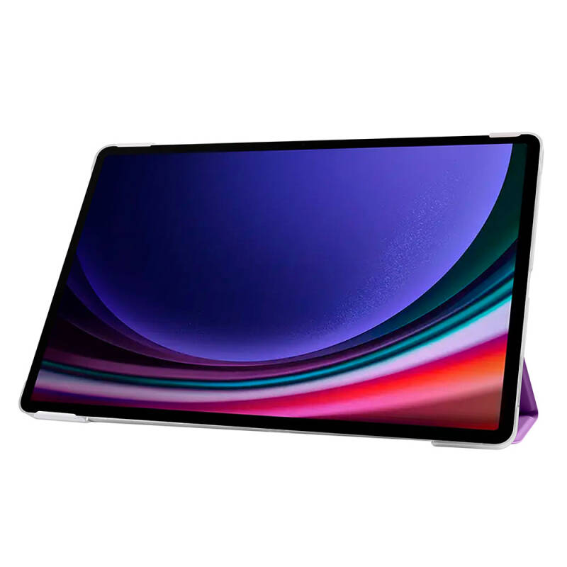 Galaxy Tab S9 FE Plus Zore Smart Cover 1-1 Case with Stand - 17