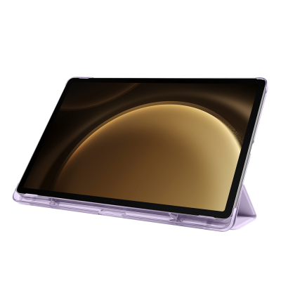 Galaxy Tab S9 FE Plus Zore Smart Cover Kalem Bölmeli Standlı 1-1 Kılıf - 9