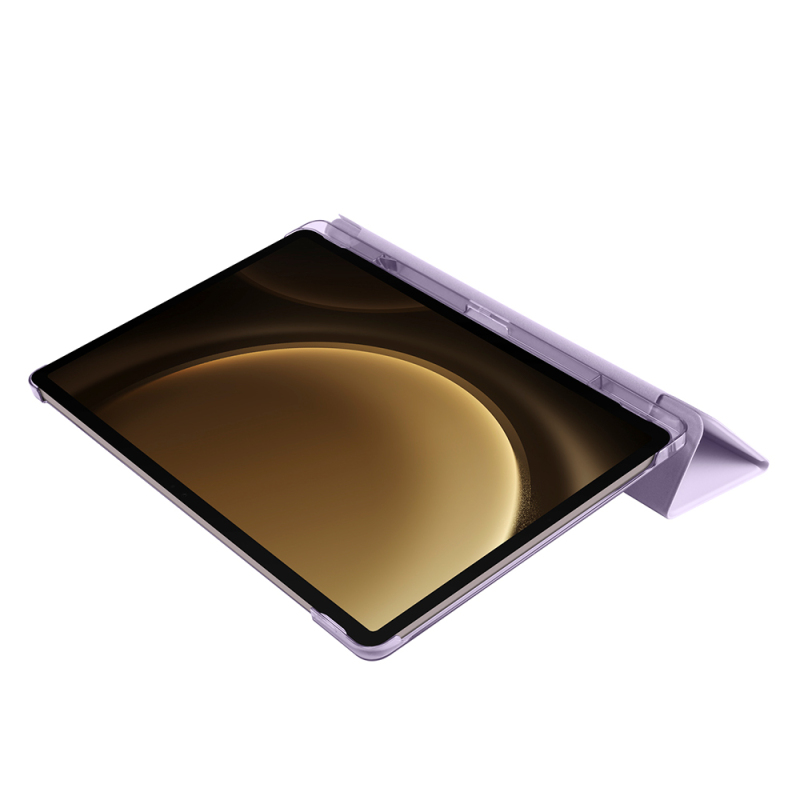 Galaxy Tab S9 FE Plus Zore Smart Cover Kalem Bölmeli Standlı 1-1 Kılıf - 10