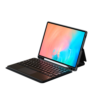 Galaxy Tab S9 FE Zore Border Keyboard Bluetooh Bağlantılı Standlı Klavyeli Tablet Kılıfı - 3
