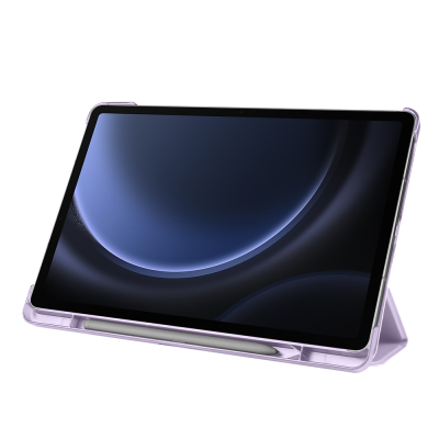 Galaxy Tab S9 FE Zore Smart Cover Kalem Bölmeli Standlı 1-1 Kılıf - 11