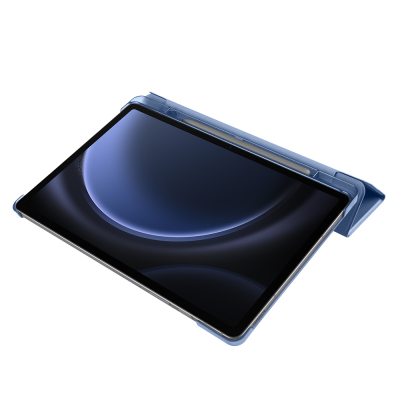Galaxy Tab S9 FE Zore Smart Cover Kalem Bölmeli Standlı 1-1 Kılıf - 6