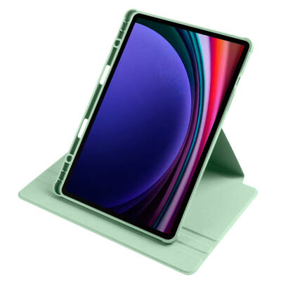 Galaxy Tab S9 Kılıf Zore Termik Kalem Bölmeli Dönebilen Standlı Kılıf - 32