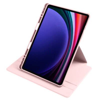 Galaxy Tab S9 Kılıf Zore Termik Kalem Bölmeli Dönebilen Standlı Kılıf - 30