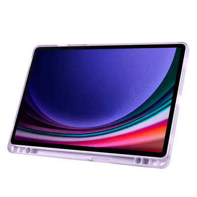 Galaxy Tab S9 Kılıf Zore Tri Folding Kalem Bölmeli Standlı Kılıf - 15