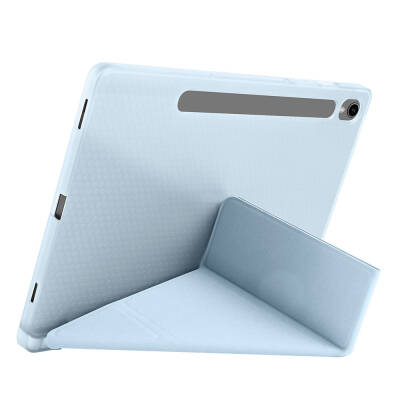 Galaxy Tab S9 Kılıf Zore Tri Folding Kalem Bölmeli Standlı Kılıf - 55